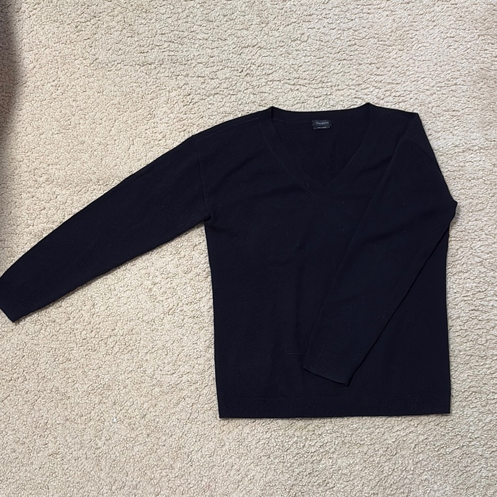 Talbots Cashmere V-Neck Sweater